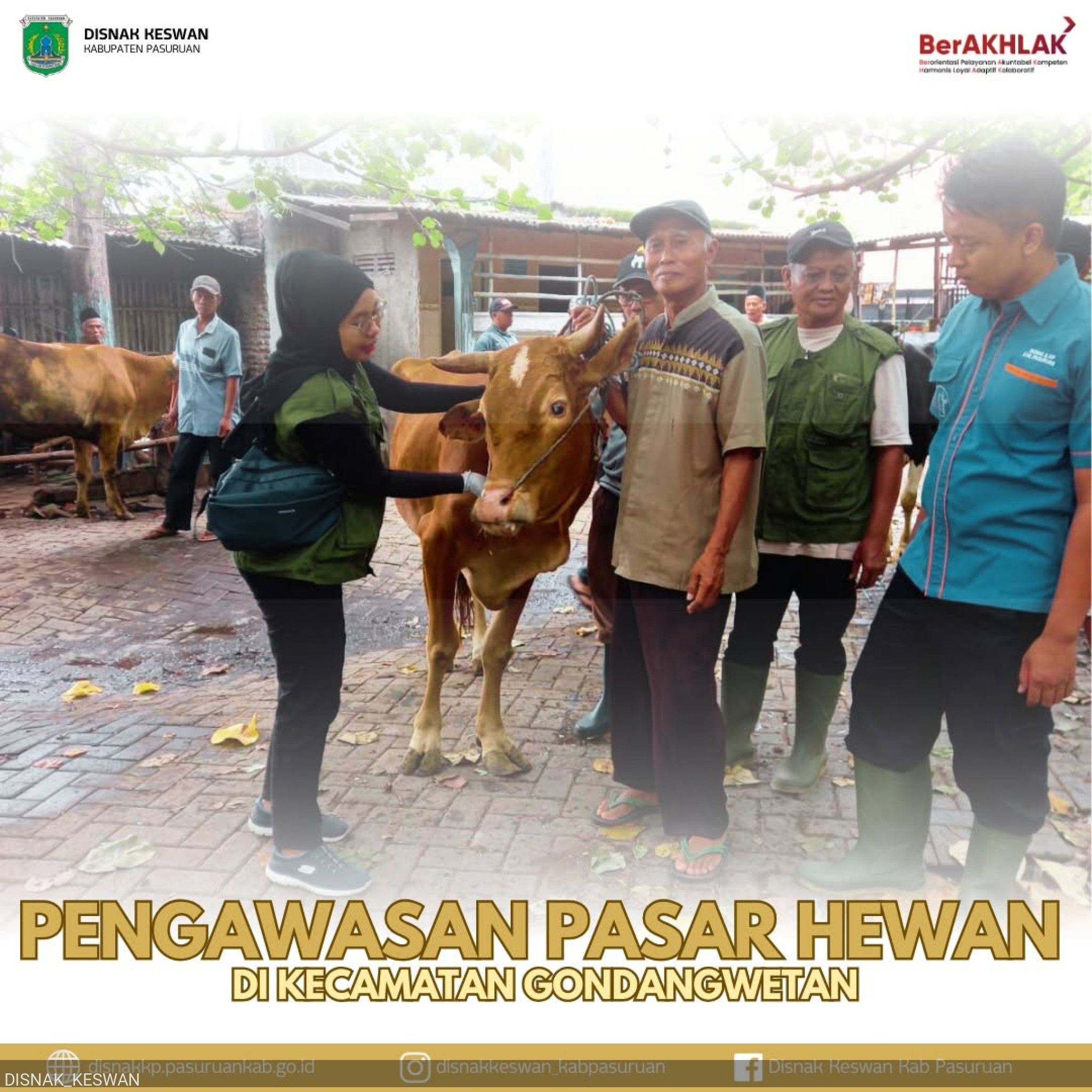 Pengawasan Pasar Hewan  di Kecamtan Gondangwetan