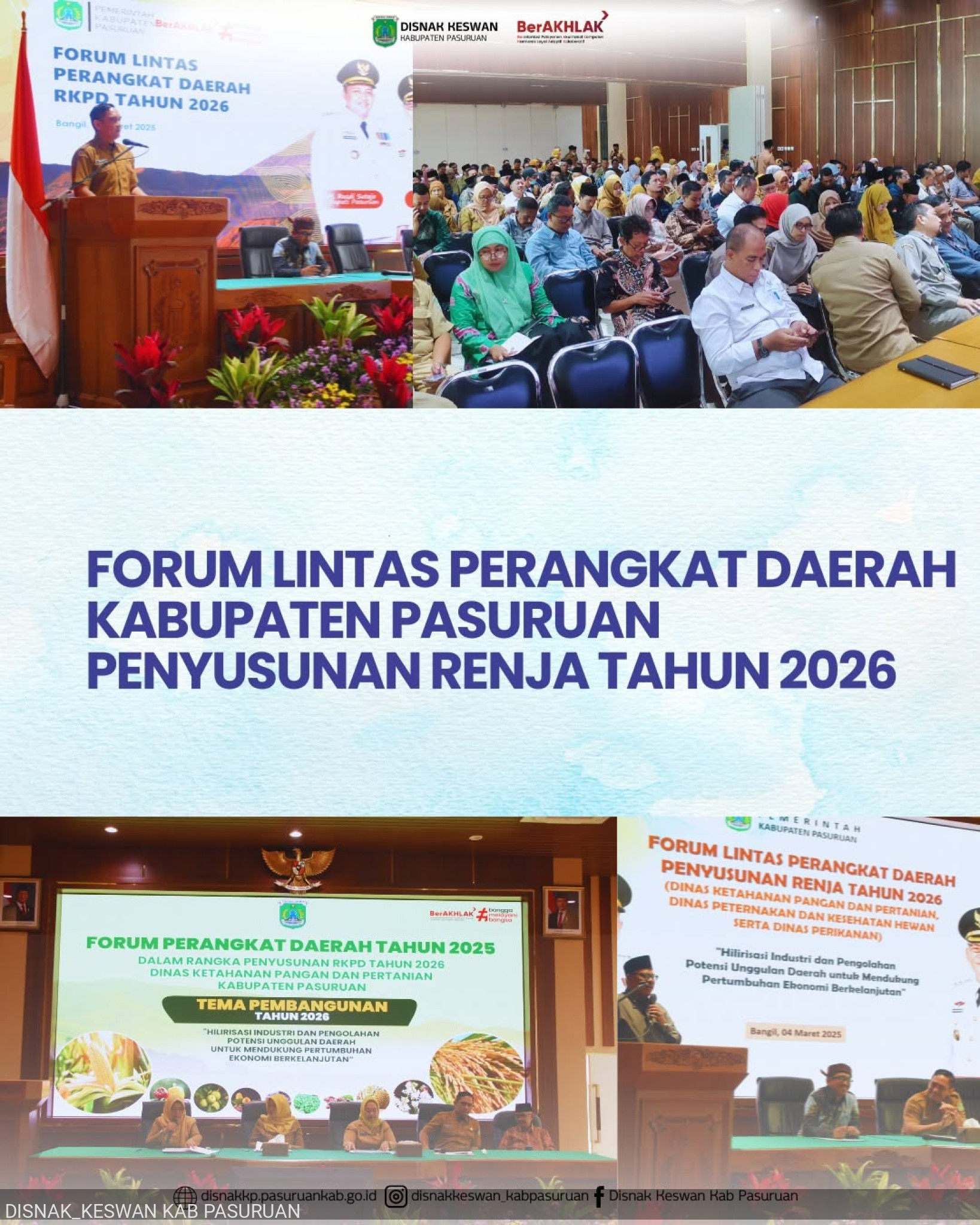 Forum Lintas Perangkat Daerah Kabupaten Pasuruan Penyusunan RENJA 2026